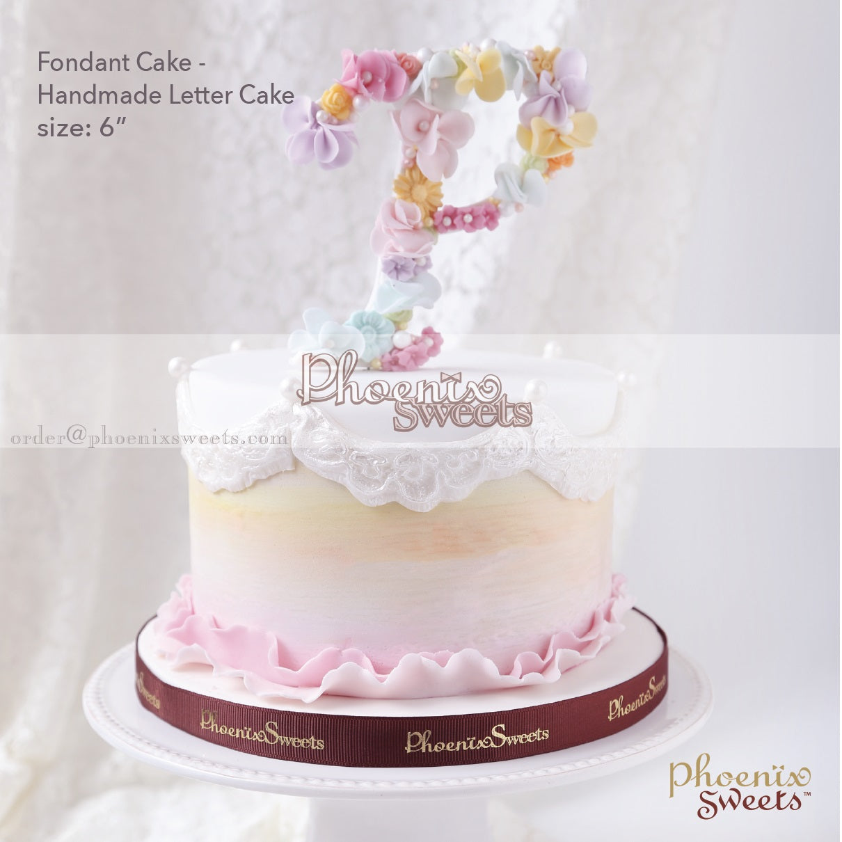 [h.f.flora x Phoenix Sweets] Bouquet & cake combo $2680