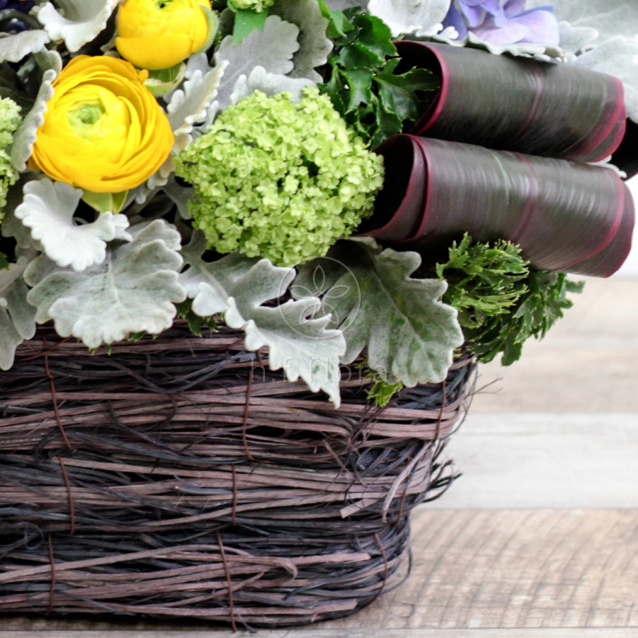 Ocean breeze flower basket