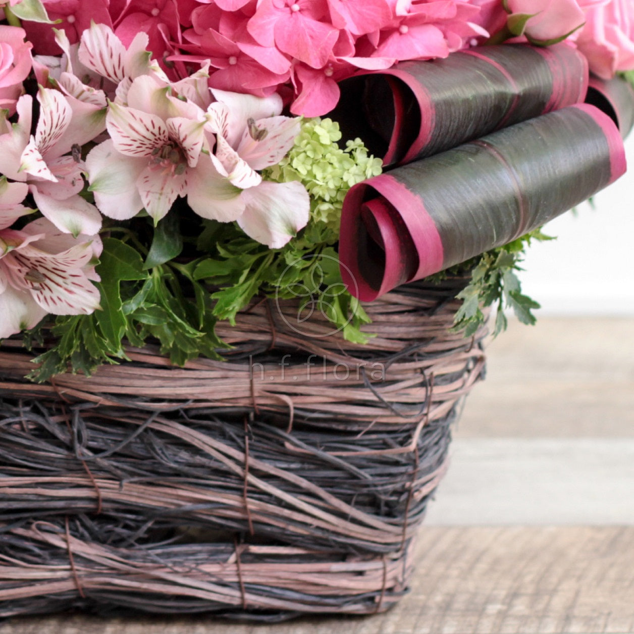 Sweet baby flower basket