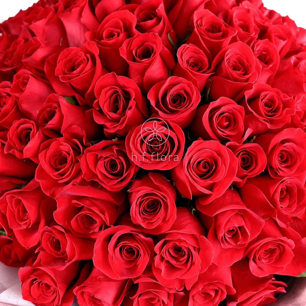 99 roses endless love flower bouquet