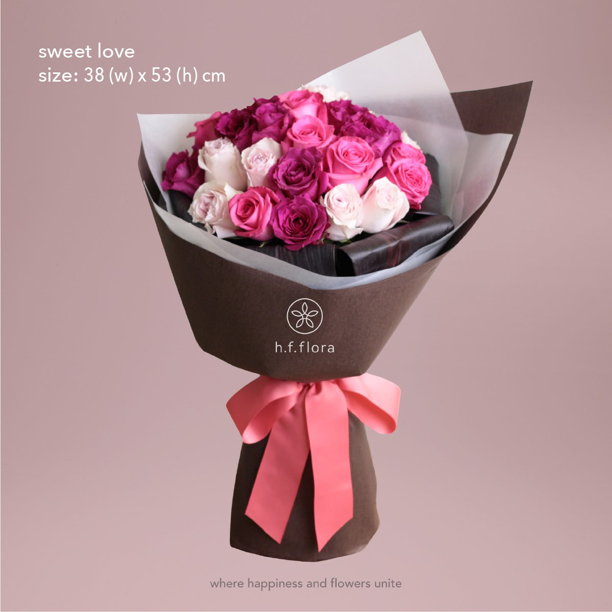 Sweet love, Bouquet & cake combo $2380