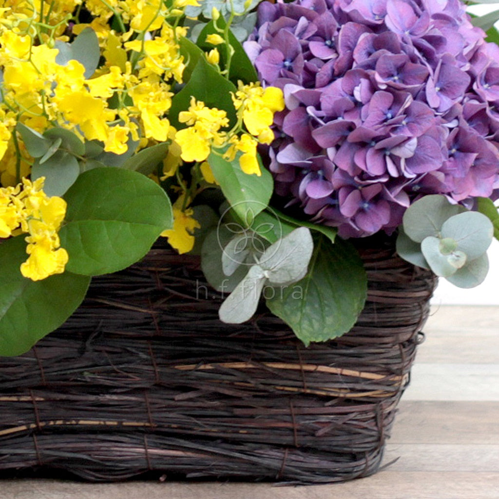 Making miracles flower basket details