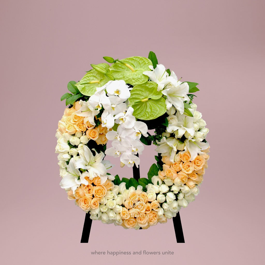 Our condolences flower stand